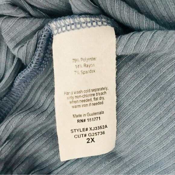 New! Gilli Ribbed Knit Button Front Henley Drawstring Jersey Jumpsuit - Picture 13 of 15